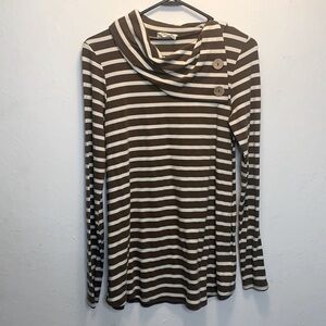 Women’s Betsey’s Boutique Shop, Size Small, Striped Long Sleeve